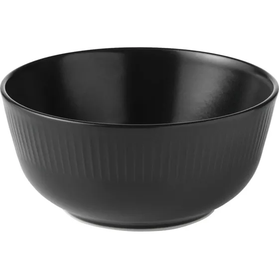Aida Groovy Skål 14,5 cm, sort