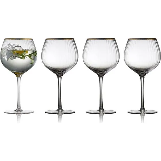 Lyngby Palermo Gold Gin & Tonic glas, 65 cl, 4 stk