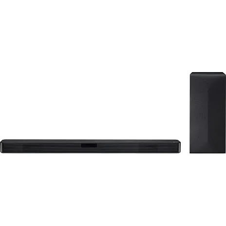 LG SN4 2.1-kanals soundbar med trådløs subwoofer, sort