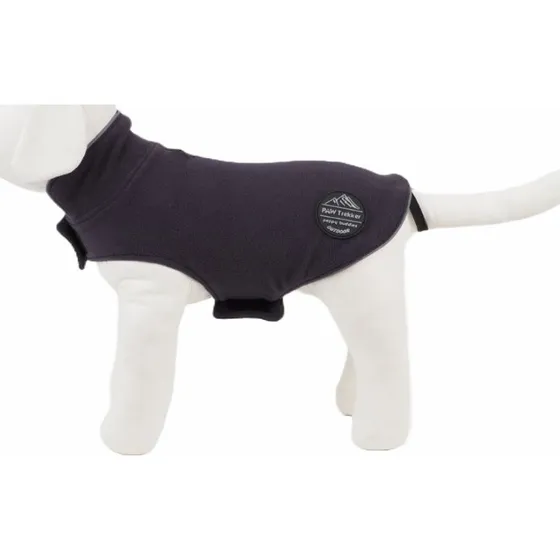 Peppy Buddy Fleecehundejakke XS, Charcoal Grey, 30 cm