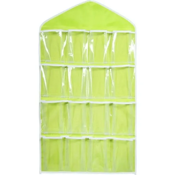 Hængende organizer med 16 lommer - MultiColor - 78x42 cm