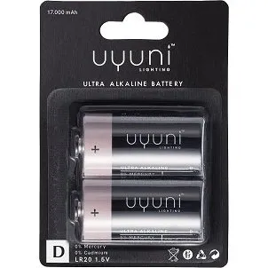 Uyuni Lighting D 1,5V Batterier, 2-pak (16000 mAh)