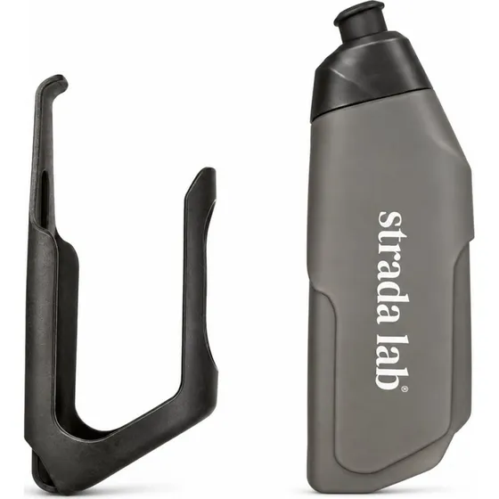 Strada Lab Aero Drikkedunk 600 ml med Flaskeholder - Sort