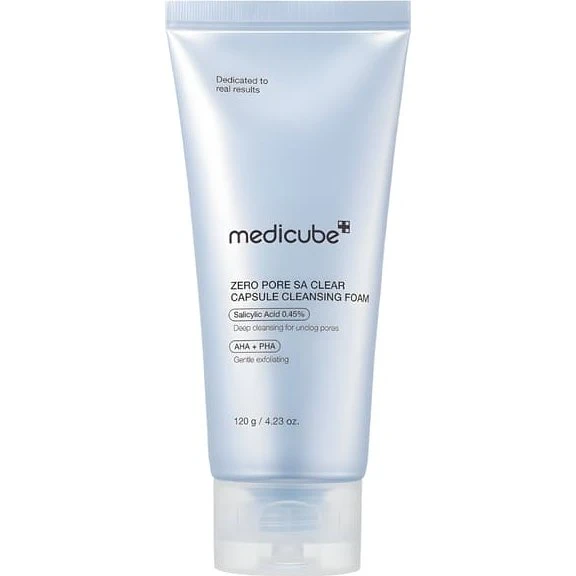 Medicube Zero Pore SA Clear Capsule Cleansing Foam - 120ml