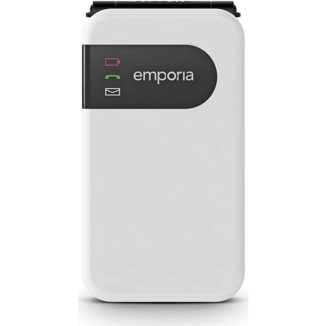 Emporia SIMPLICITYglam Hvid Senior Telefon med 2.8" Skærm