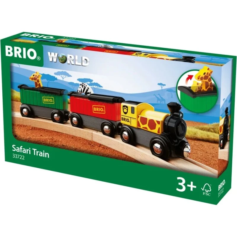 BRIO 33722 Safaritogsæt i træ og plast (fra 3 år)