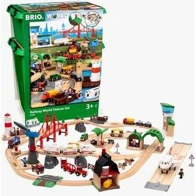 BRIO Railway World Deluxe Set - 103 dele