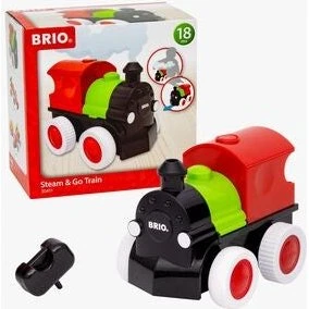 BRIO 30411 Steam & Go Tog (fra 18 mdr.)