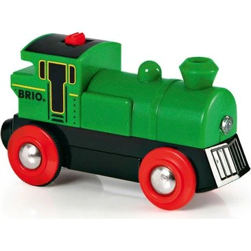 BRIO 33595 Batteridrevet tovejs lokomotiv, grøn/sort