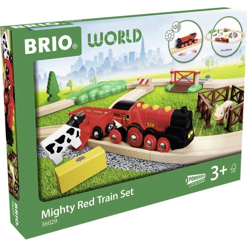 BRIO 63602900 bondegårdssæt med batterilokomotiv