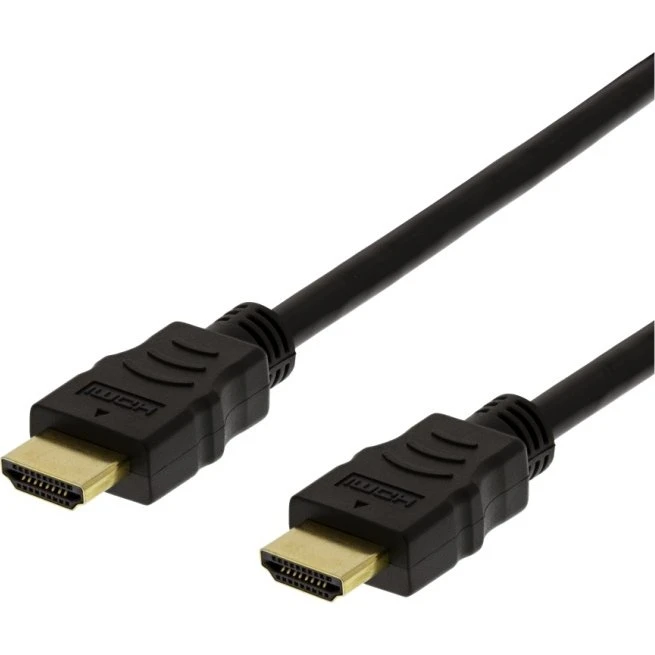 DELTACO High-Speed Flex HDMI-kabel, 4K UHD, 7m, Sort