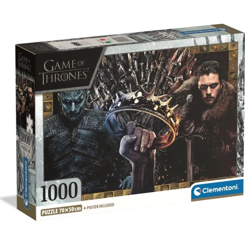 Clementoni Game of Thrones Puslespil - 1000 brikker