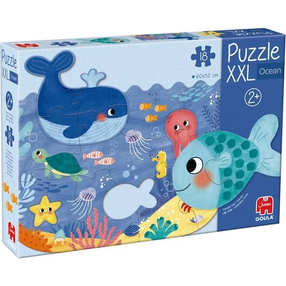 Jumbo Goula XXL Ocean Puslespil - 18 store brikker