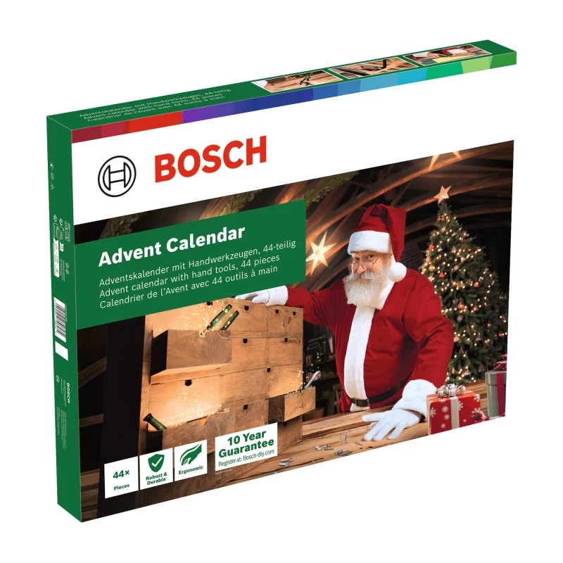 Bosch DIY Værktøjssæt Julekalender 2026 – 44 dele