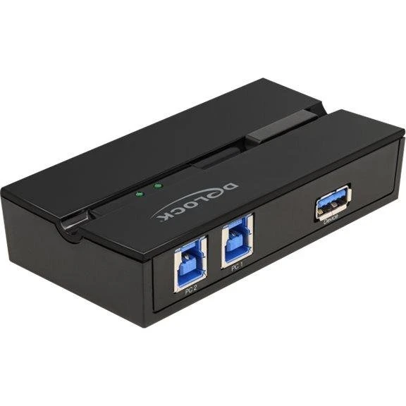 DeLOCK USB Sharing Switch til periferiudstyr - Sort
