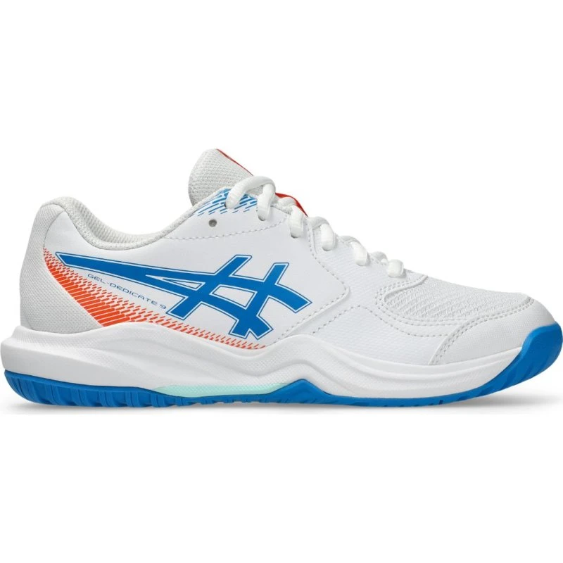 Asics Gel-Dedicate 9 GS - White/Directoire Blue