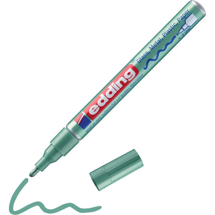 Edding 751 Paintmarker Metallic Grøn 1-2 mm