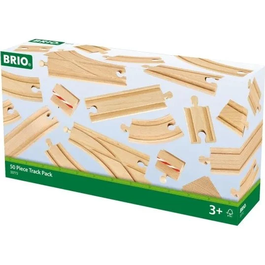 BRIO World 50 dele træskinne-sæt