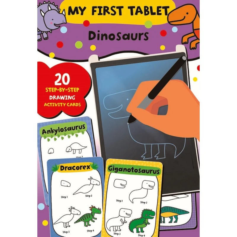 My First Tablet - Dinosaurer med 20 tegnekort