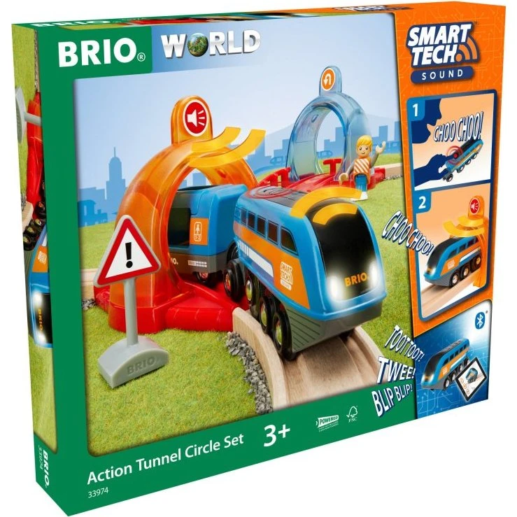 Brio Smart Tech Action Tunnel Circle Sæt 33974