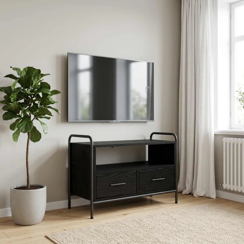 vidaXL TV-skab Sort Eg 67,5 x 33 x 50 cm