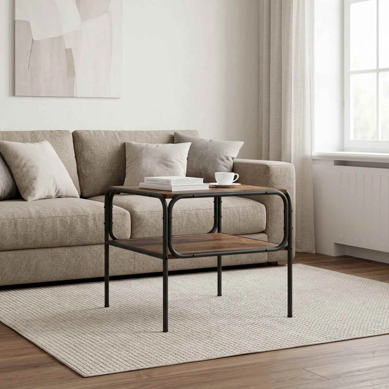 vidaXL Sidebord i gammelt træ, 100 x 50 x 46 cm