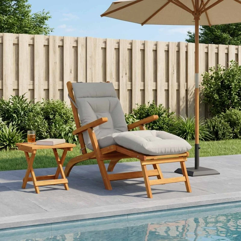 vidaXL VIANEN Solsengspude, Hvid, 200 x 50 x 8 cm