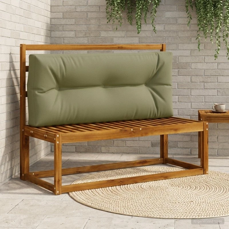 vidaXL VIANEN Pallerygpude - Olivengrøn - 120 x 40 x 12 cm