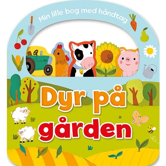 Min lille bog med håndtag - Dyr på gården (papbog med flapper)