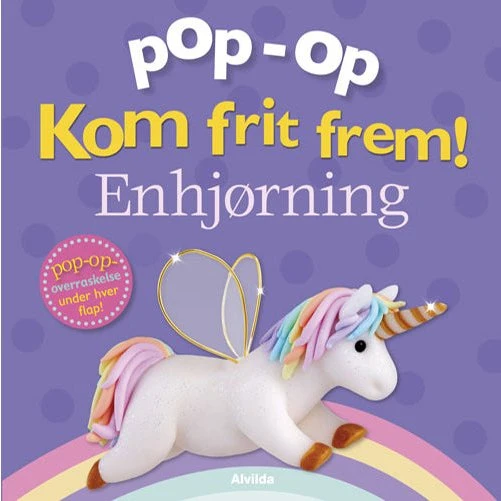 Kom frit frem - Enhjørning Pop-up bog