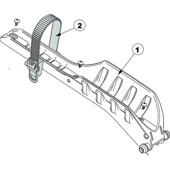 BuzzRack Reservedel 130-00494-01C Hjulholder til Scorpion