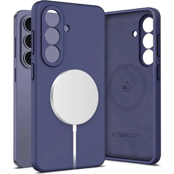 Tech-Protect MagSafe Silikone Cover til Samsung Galaxy S26 - Cobalt Violet