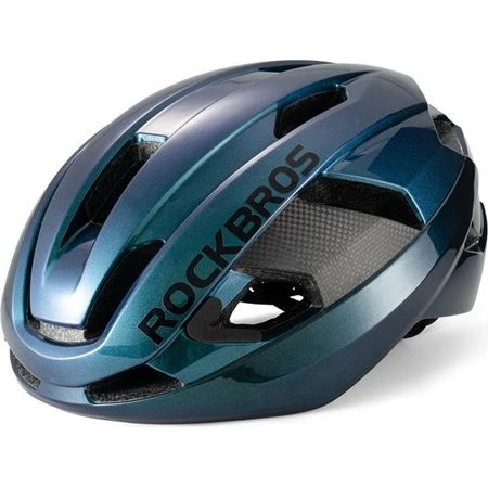 Rockbros LK-15 Carbon Fiber Cykelhjelm - Chameleon Blue, L