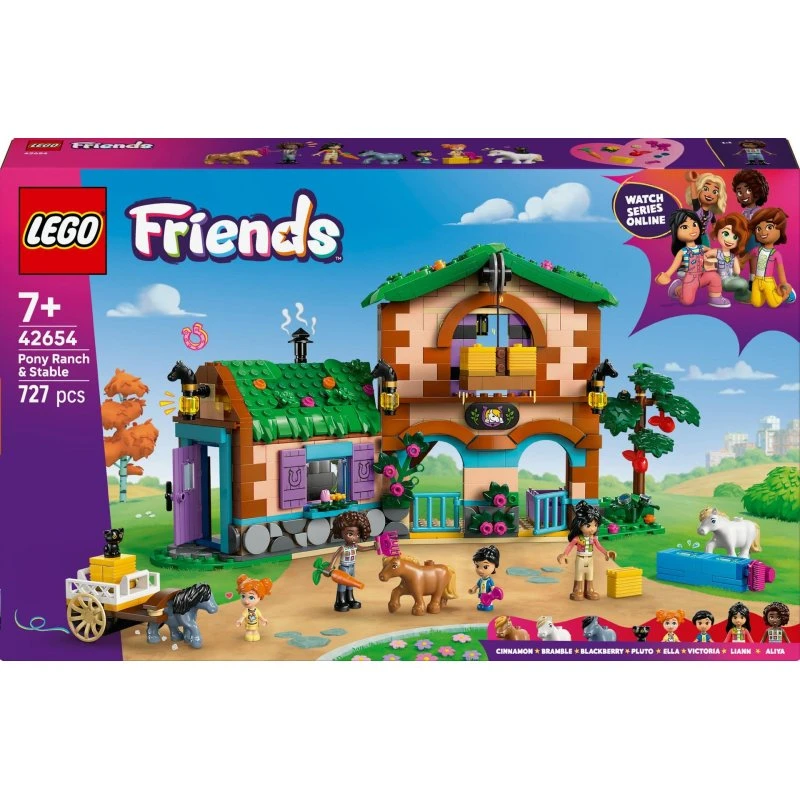 LEGO 42654 Friends Ponyfarm og stald
