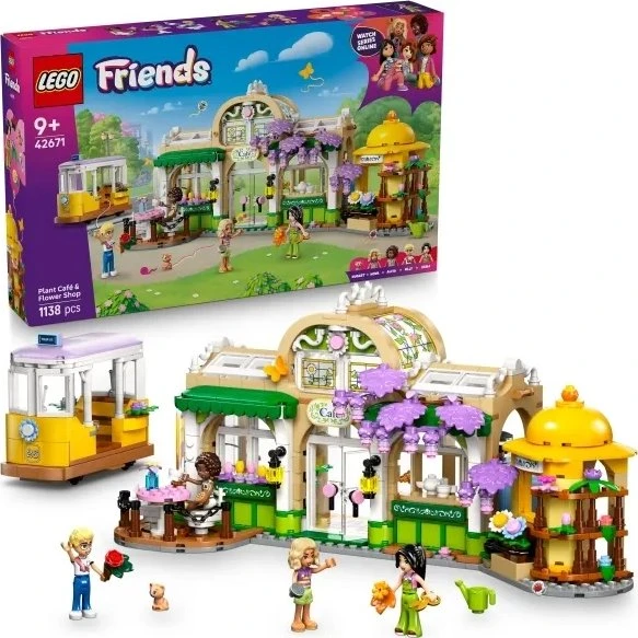 LEGO 42671 Friends Plantecafé og blomsterbutik