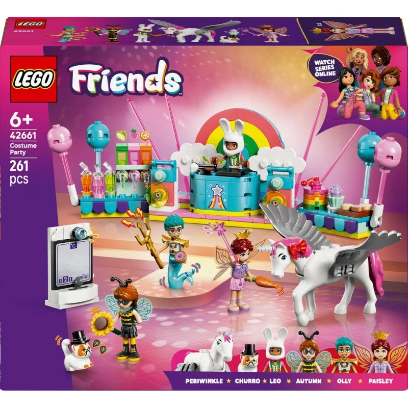 LEGO Friends 42661 – Udklædningsfest: Enhjørning & Fe
