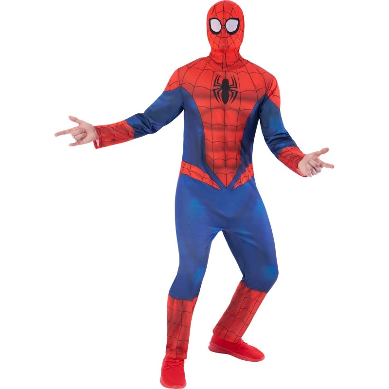 Spider-Man Unisex Kostume til Voksne - Officielt Licenseret
