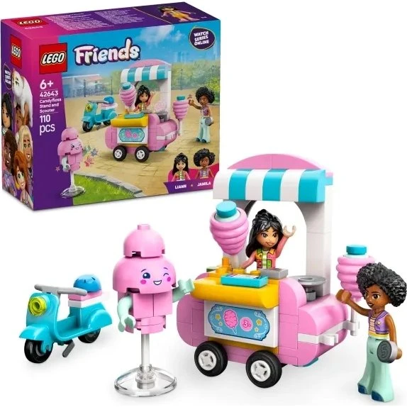 LEGO Friends 42643 Candyfloss-bod og scooter