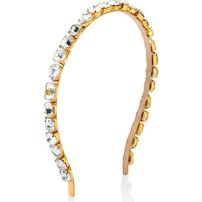 Balmain Eclat Hårbånd Small Silver/Gold