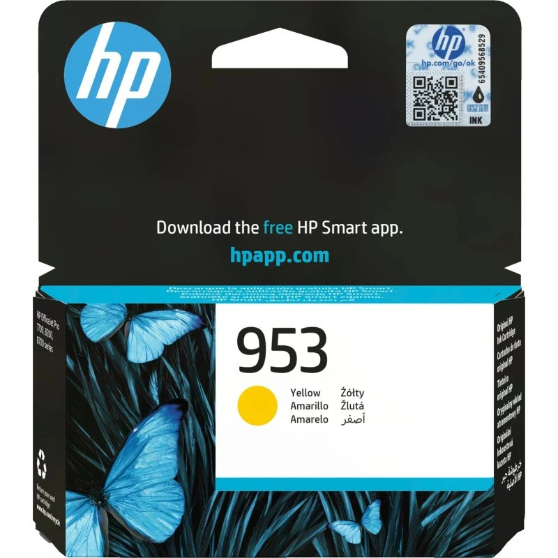 HP 953 Gul Original Blækpatron til Officejet Pro
