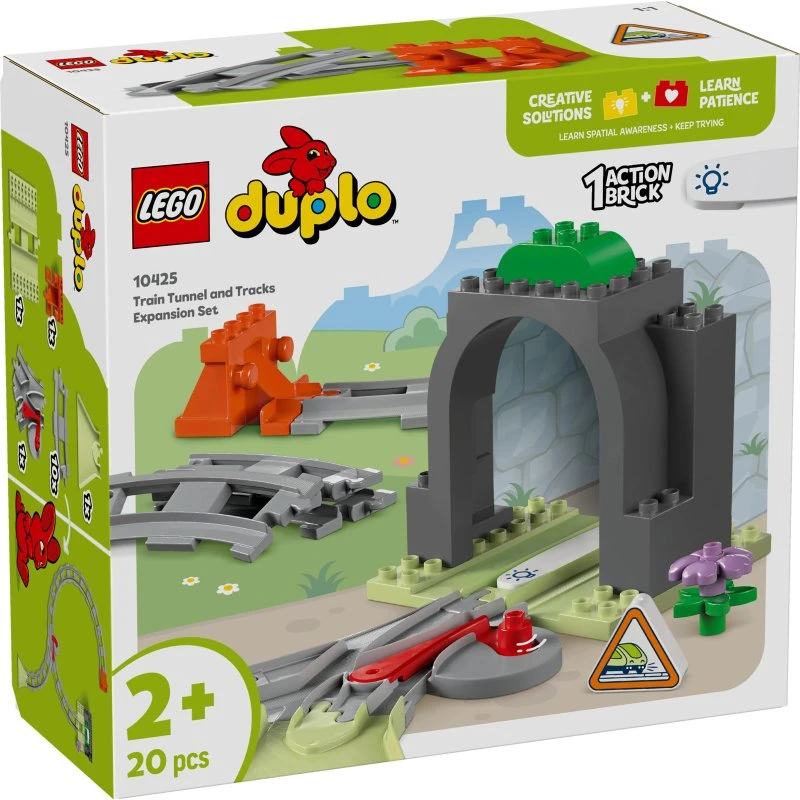 LEGO DUPLO 10425 Togtunnel og spor - udvidelsessæt
