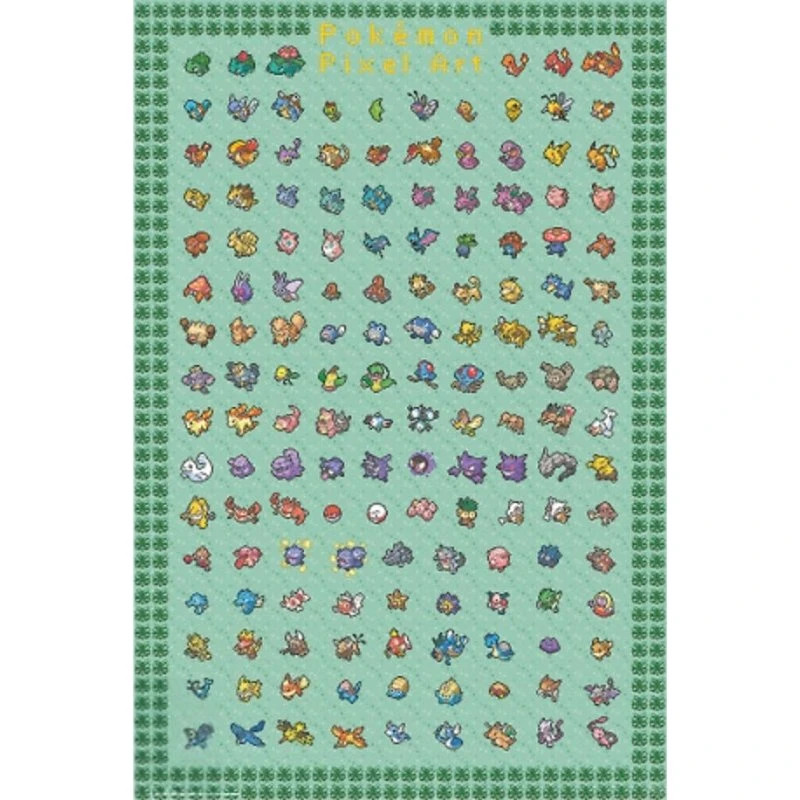 ABYstyle Pokémon Maxi Poster - Pixel Art