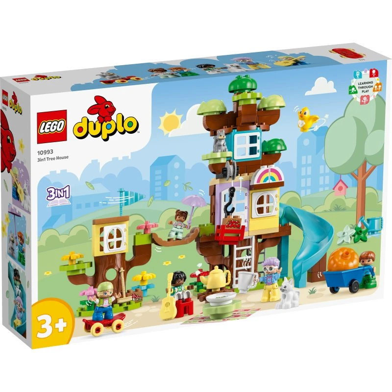 LEGO DUPLO Tre-i-én skovhytte 10993 (3+ år, 3-i-1)