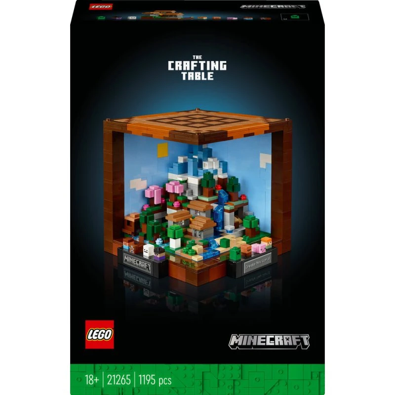 LEGO Minecraft 21265 Craftingbordet – 1.195 dele, 18+