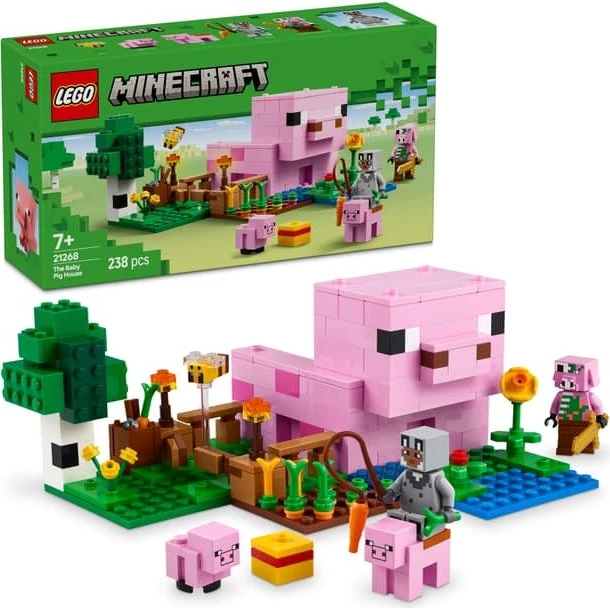 LEGO 21268 Minecraft The Baby Pig House (Griseungehuset)