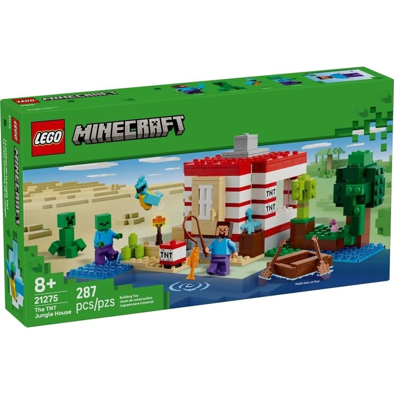 LEGO Minecraft 21275 TNT Junglehus