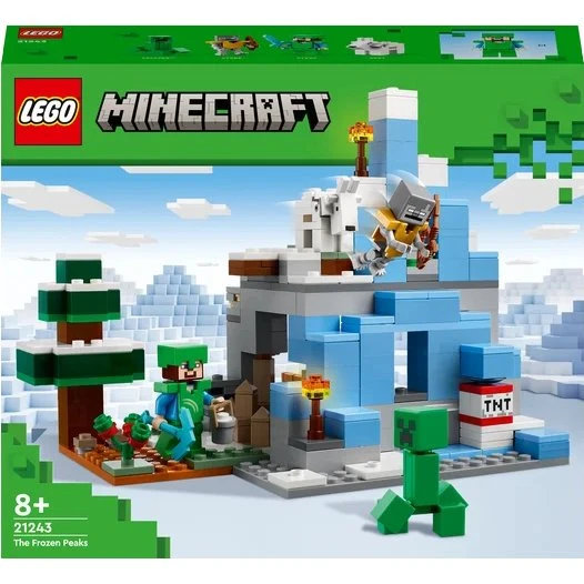 LEGO Minecraft 21243 Snebjergene – byggeæt (304 dele)