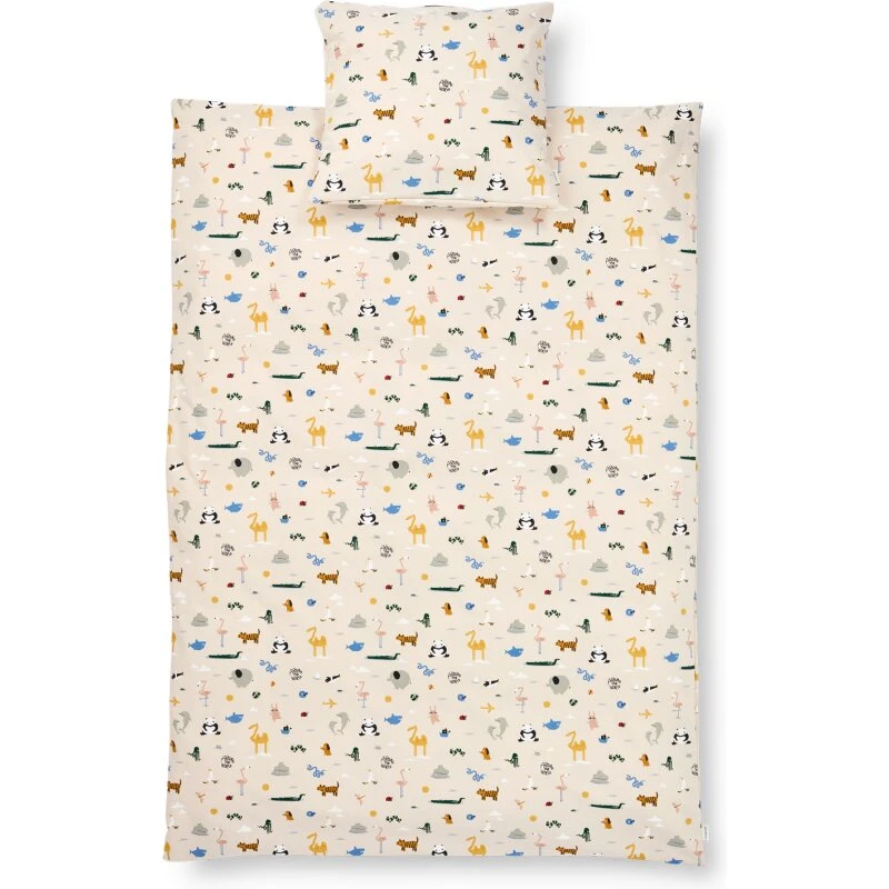 Liewood Carmen Baby Sengetøj Around The World/Sandy 70x100