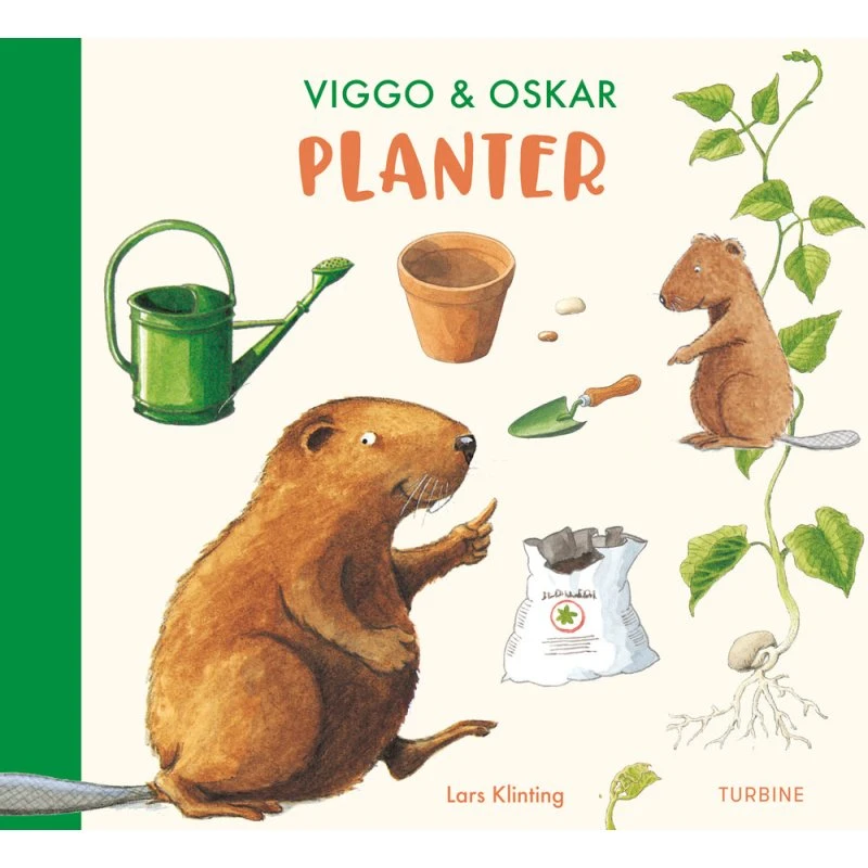 Viggo & Oskar planter - Sød papbog til de mindste