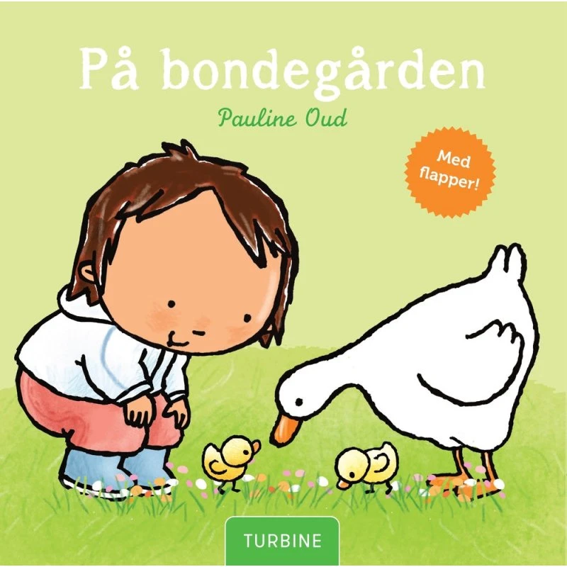 På bondegården - Interaktiv papbog med flapper
